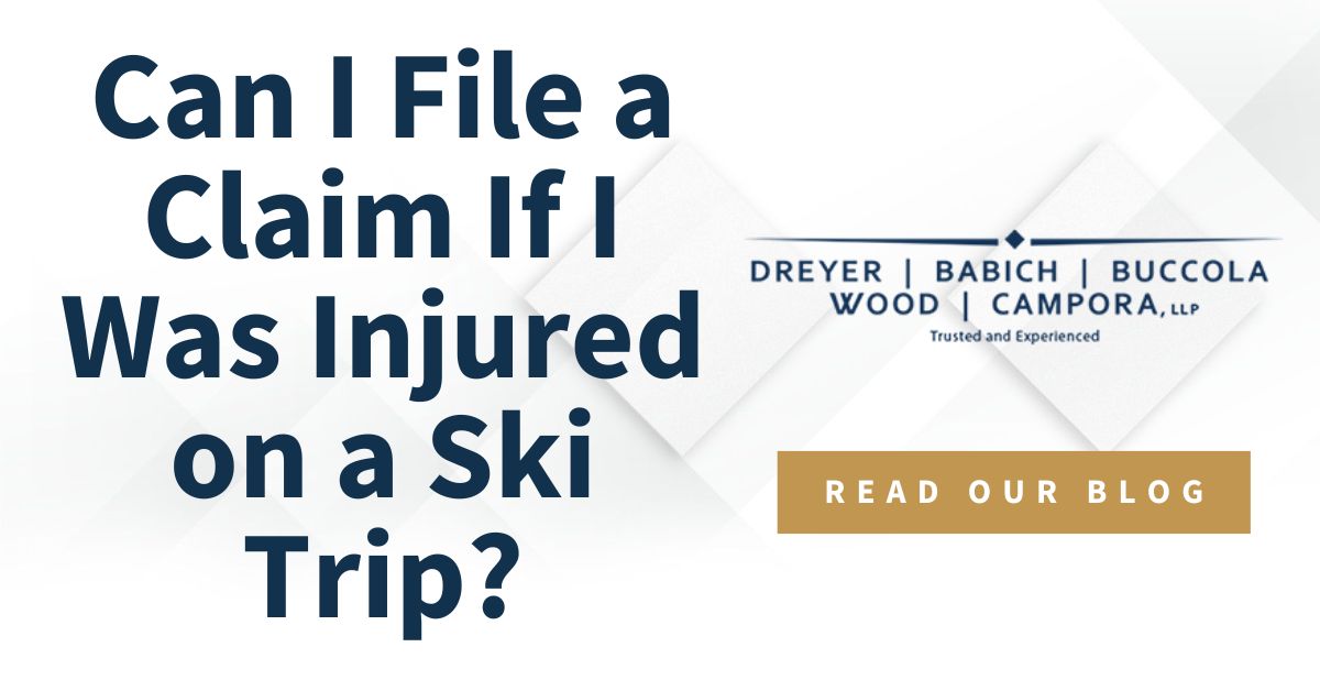 Can I File a Claim If I Was Injured on a Ski Trip?